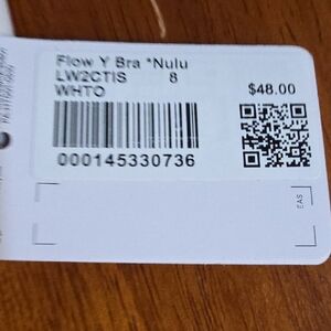Lululemon Athletica Flow Y Bra Nulu - White FOR EndlessLulu